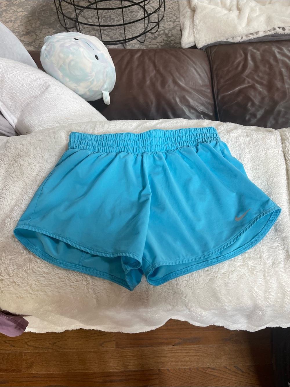 Nike Women's Turquoise Athletic Shorts